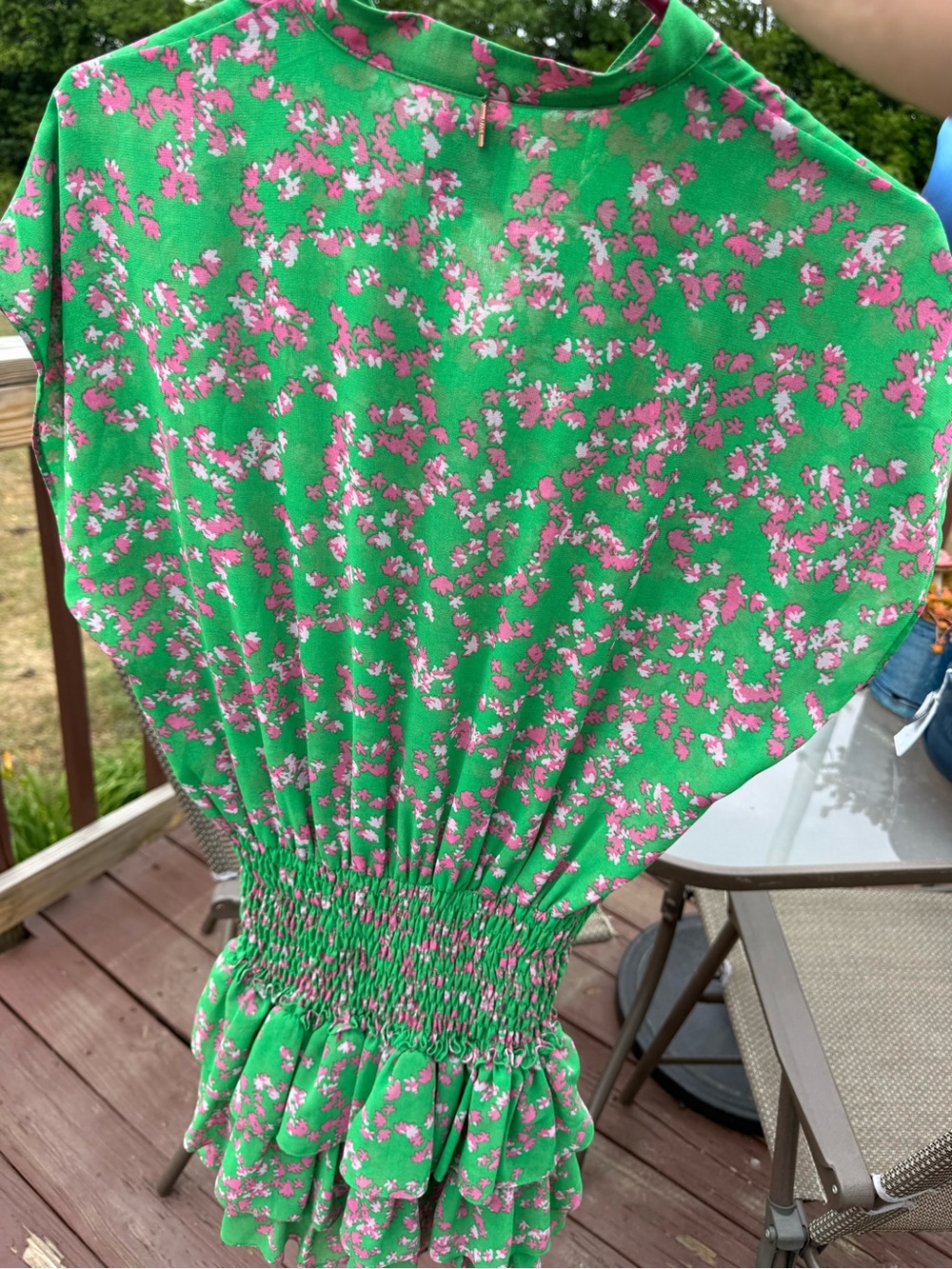 MISA LOS ANGELES Eloisa Dress in Pink Mini Blooms - Picture 8 of 8
